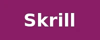 Skrill accepted e-wallet payment method logo at Spin Samurai