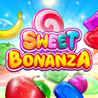Sweet Bonanza online pokie game tile available at Spin Samurai Australia